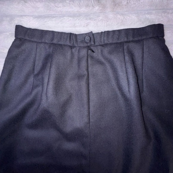 Pendleton‎ Skirt Women's 6 Straight Pencil Black Virgin Wool Office Work Chruch - Picture 9 of 9